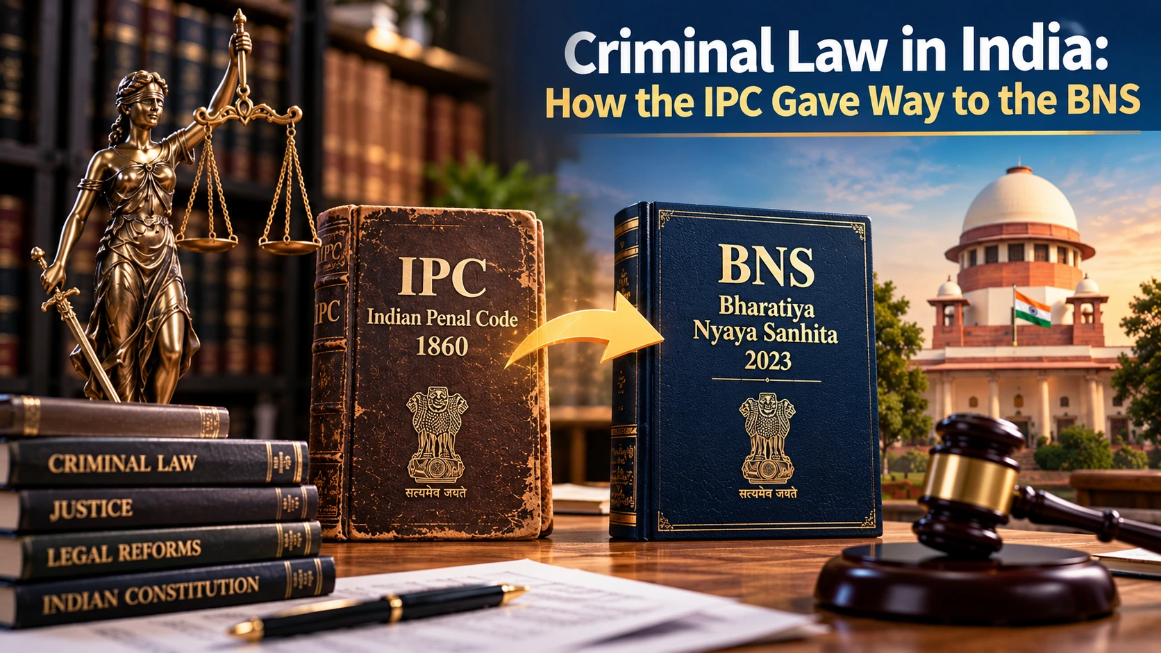 Criminal Law in India: How the IPC Gave Way to the BNS